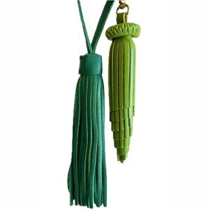 PLG Jellyfish Leather Tassel Keychain